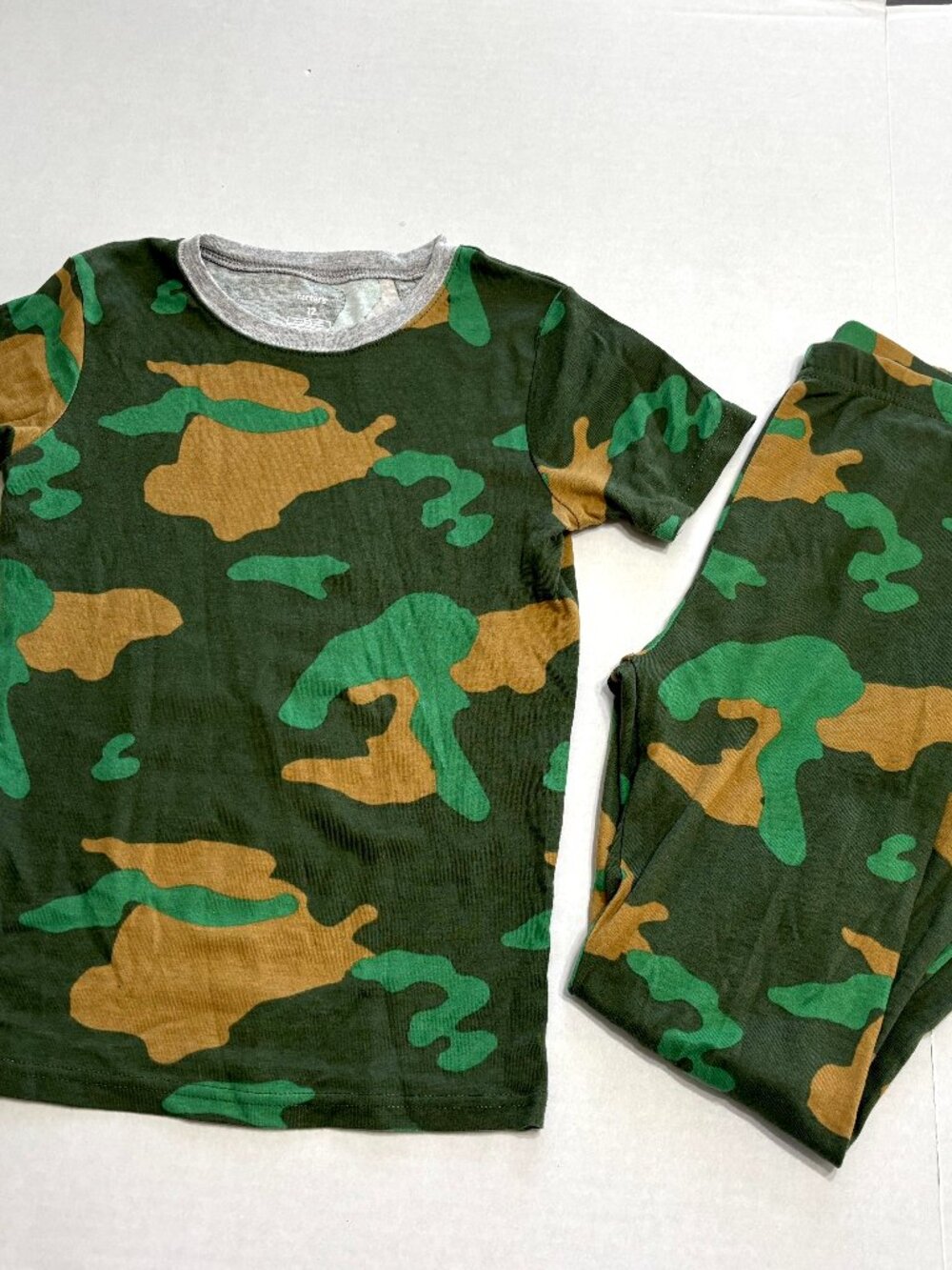 NWOT Carter's Boys Camo Pajama Set